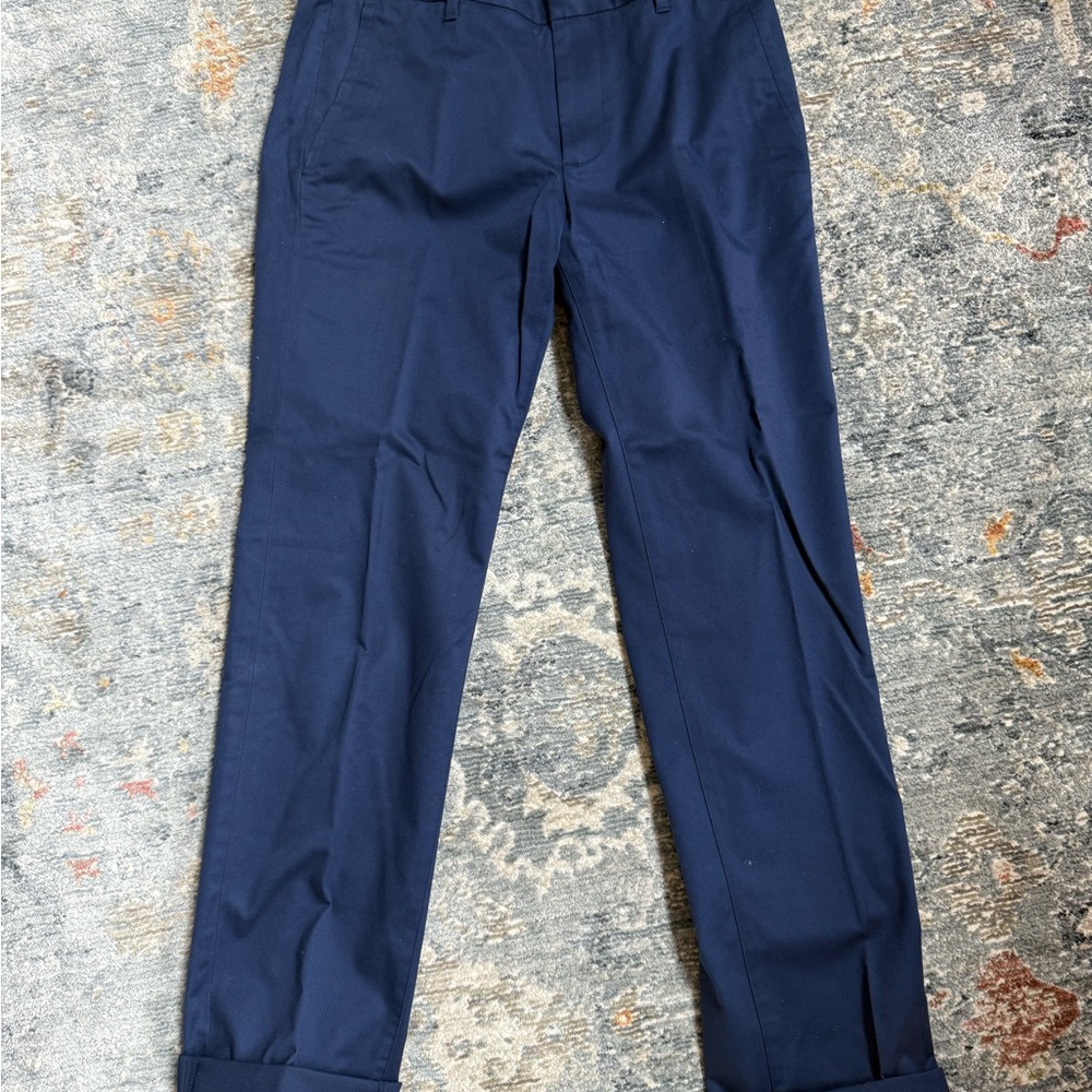 Bonobos Blue Chinos with Tailored Fit and Smooth Fabric